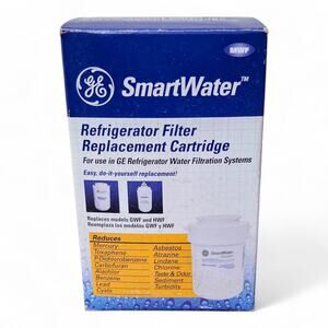 GE SmartWater MWF Genuine Refrigerator Water Filter Replacement Cartridge NEW